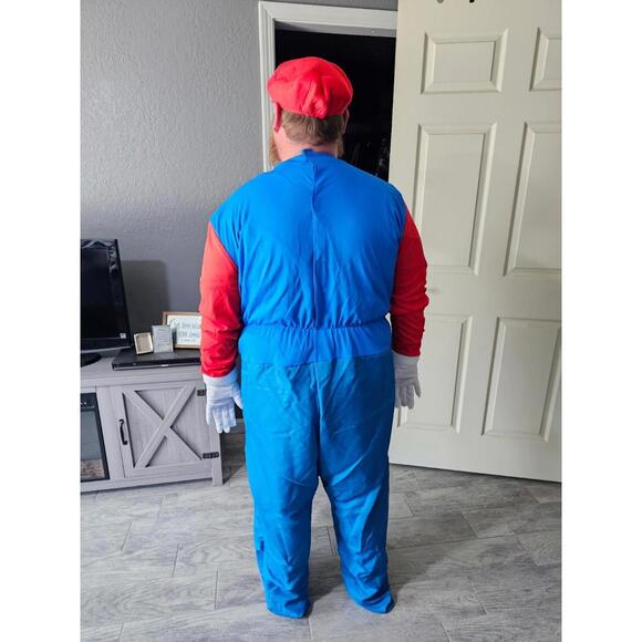 Super Mario Brothers Mario Deluxe Adult Costume 2XL XXL (50-52) *NO MUSTACHE* - Picture 5 of 10